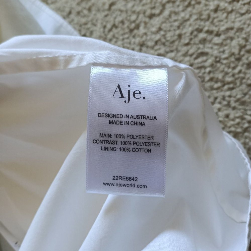 Aje Botanical Applique Mini Dress - Size AU 16 / US 12 - Picture 8 of 16